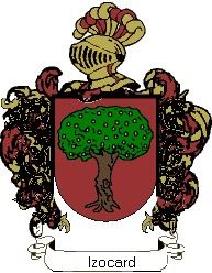 Escudo del apellido Izocard