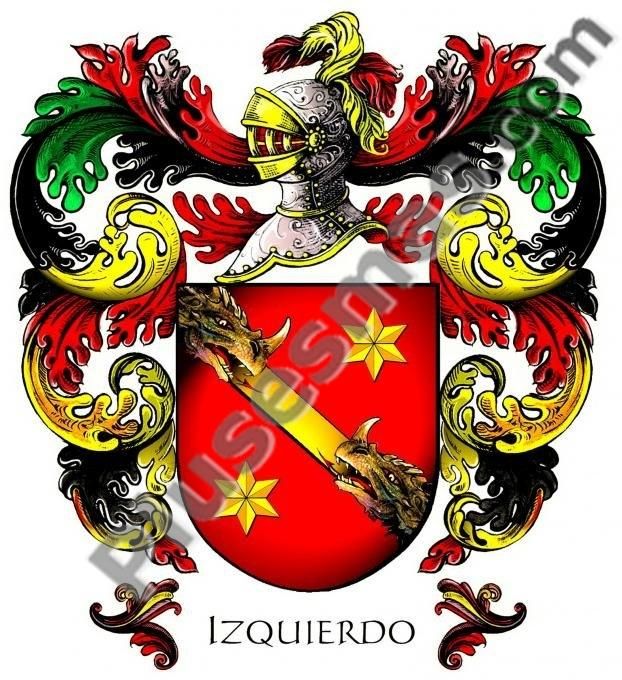 Escudo del apellido Izquierdo