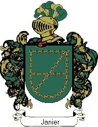 Escudo del apellido Janier