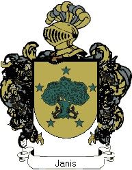 Escudo del apellido Janis