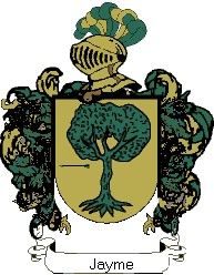 Escudo del apellido Jayme