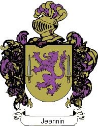 Escudo del apellido Jeannin