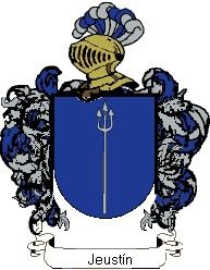 Escudo del apellido Jeustín