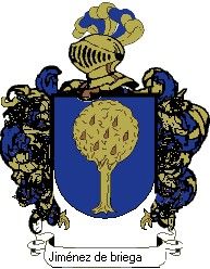 Escudo del apellido Jiménez de briega