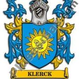 Escudo del apellido Klerck