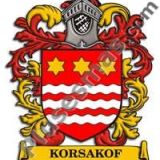 Escudo del apellido Korsakof