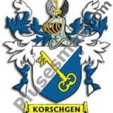 Escudo del apellido Korschgen