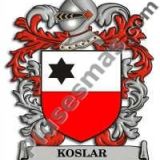 Escudo del apellido Koslar
