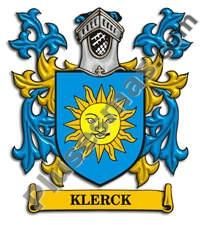 Escudo del apellido Klerck