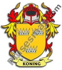 Escudo del apellido Koning