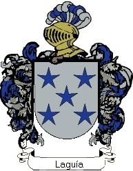 Escudo del apellido Laguía