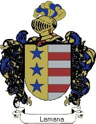 Escudo del apellido Lamana