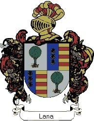 Escudo del apellido Lana