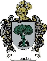 Escudo del apellido Landeta