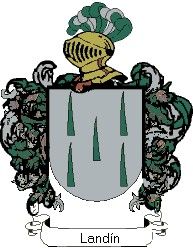 Escudo del apellido Landín