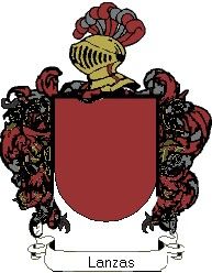 Escudo del apellido Lanzas