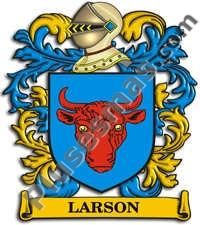 Escudo del apellido Larson