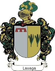 Escudo del apellido Lasaga