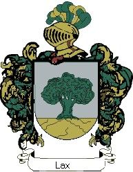 Escudo del apellido Lax