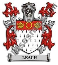 Escudo del apellido Leach