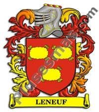 Escudo del apellido Leneuf