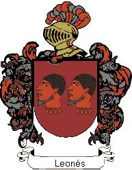 Escudo del apellido Leonés