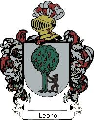 Escudo del apellido Leonor