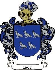 Escudo del apellido Leoz