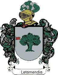 Escudo del apellido Letamendia