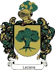 Escudo del apellido Lezana