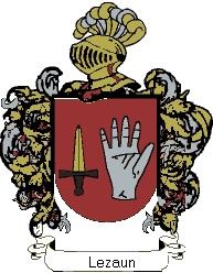 Escudo del apellido Lezaun