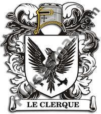 Escudo del apellido Le_clerque