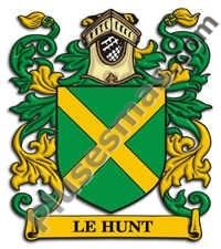 Escudo del apellido Le_hunt