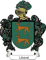 Escudo del apellido Liberal