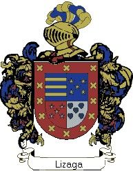 Escudo del apellido Lizaga