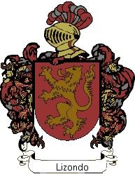 Escudo del apellido Lizondo