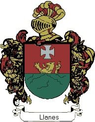 Escudo del apellido Llanes