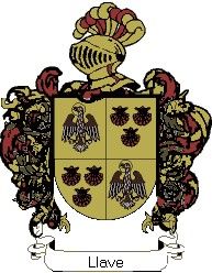 Escudo del apellido Llave