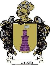 Escudo del apellido Llavería