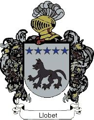 Escudo del apellido Llobet