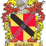 Escudo del apellido Malbank