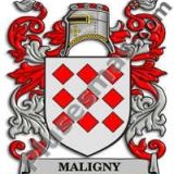 Escudo del apellido Maligny