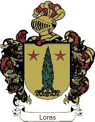 Escudo del apellido Loras