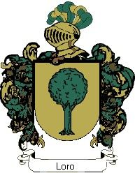 Escudo del apellido Loro