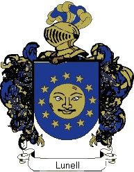 Escudo del apellido Lunell