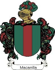 Escudo del apellido Macarrilla