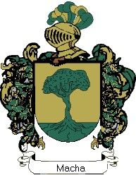 Escudo del apellido Macha