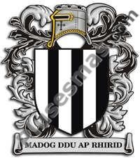 Escudo del apellido Madog_ddu_ap_rhirid