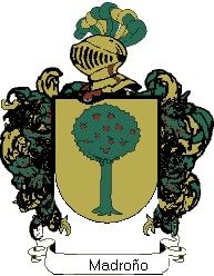 Escudo del apellido Madroño