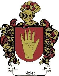 Escudo del apellido Malet